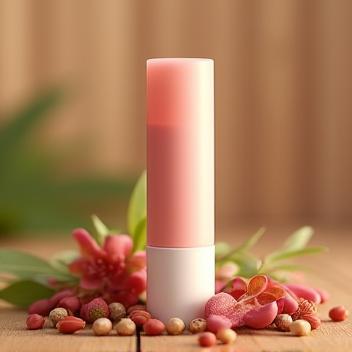 Vegane Lippenpflege mit natürlichen Ölen