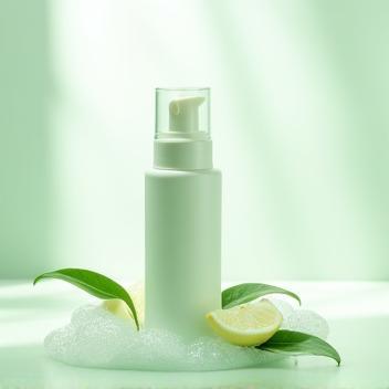 Sanfter Reinigungsschaum mit Pflanzenextrakten